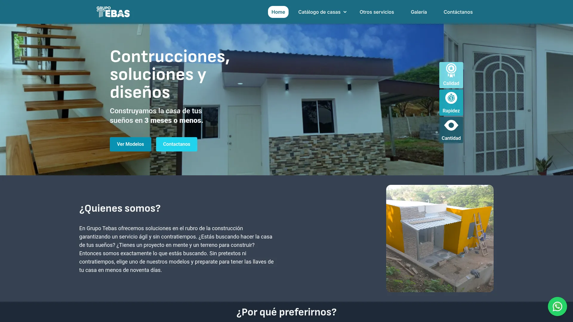 Tebas Group Website