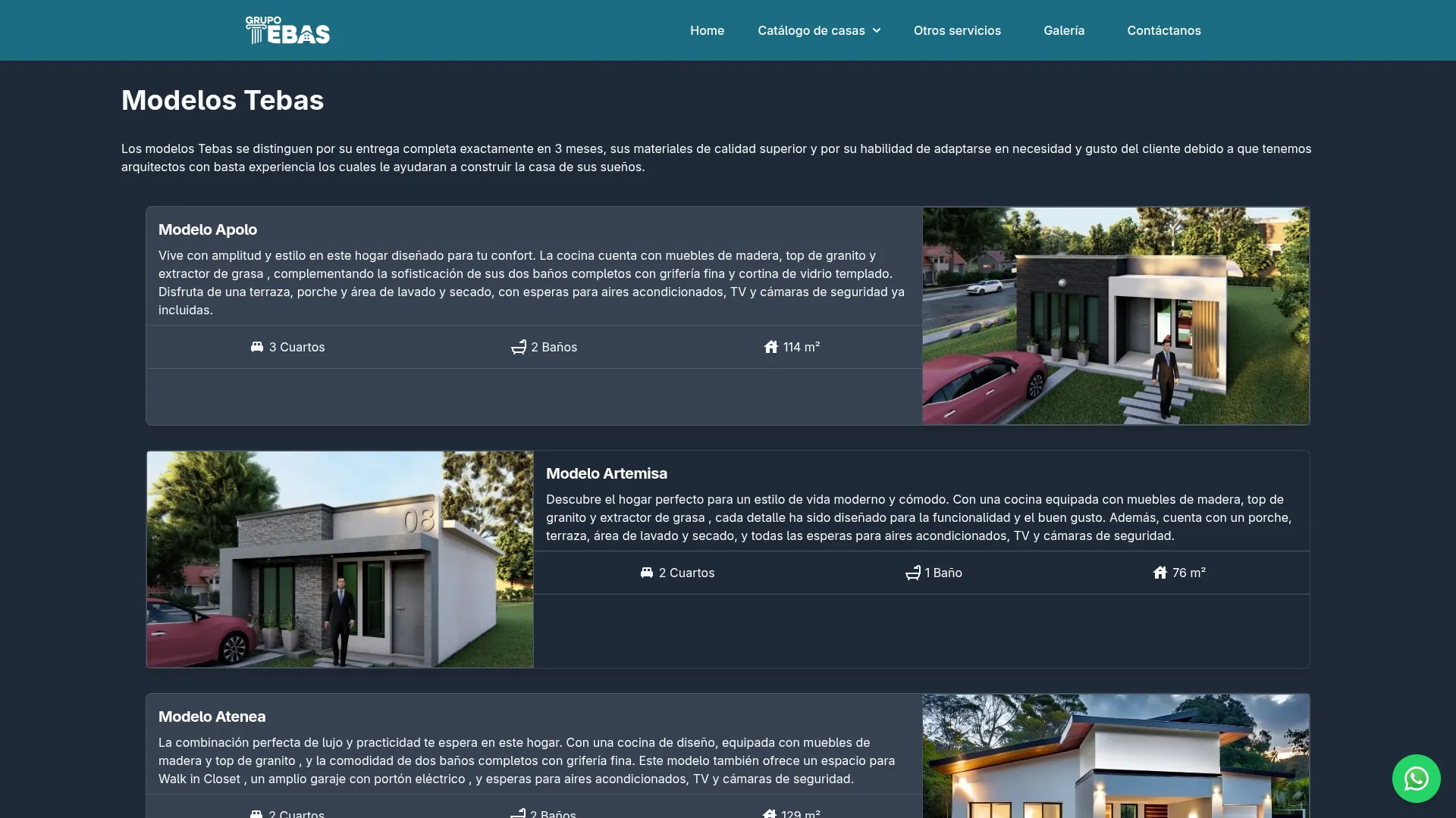 Tebas Group Website